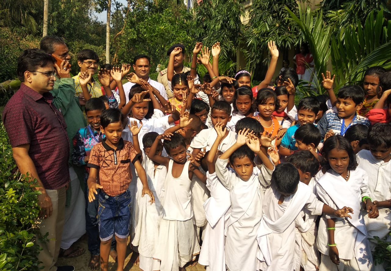 Respected DM Sir (S24P) visited SOUL runs Vidyashram(G-Plot)