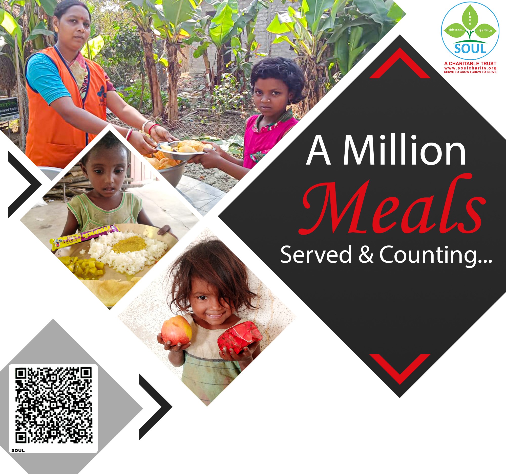 Celebrating 10,00,000 Food Plates Distribution