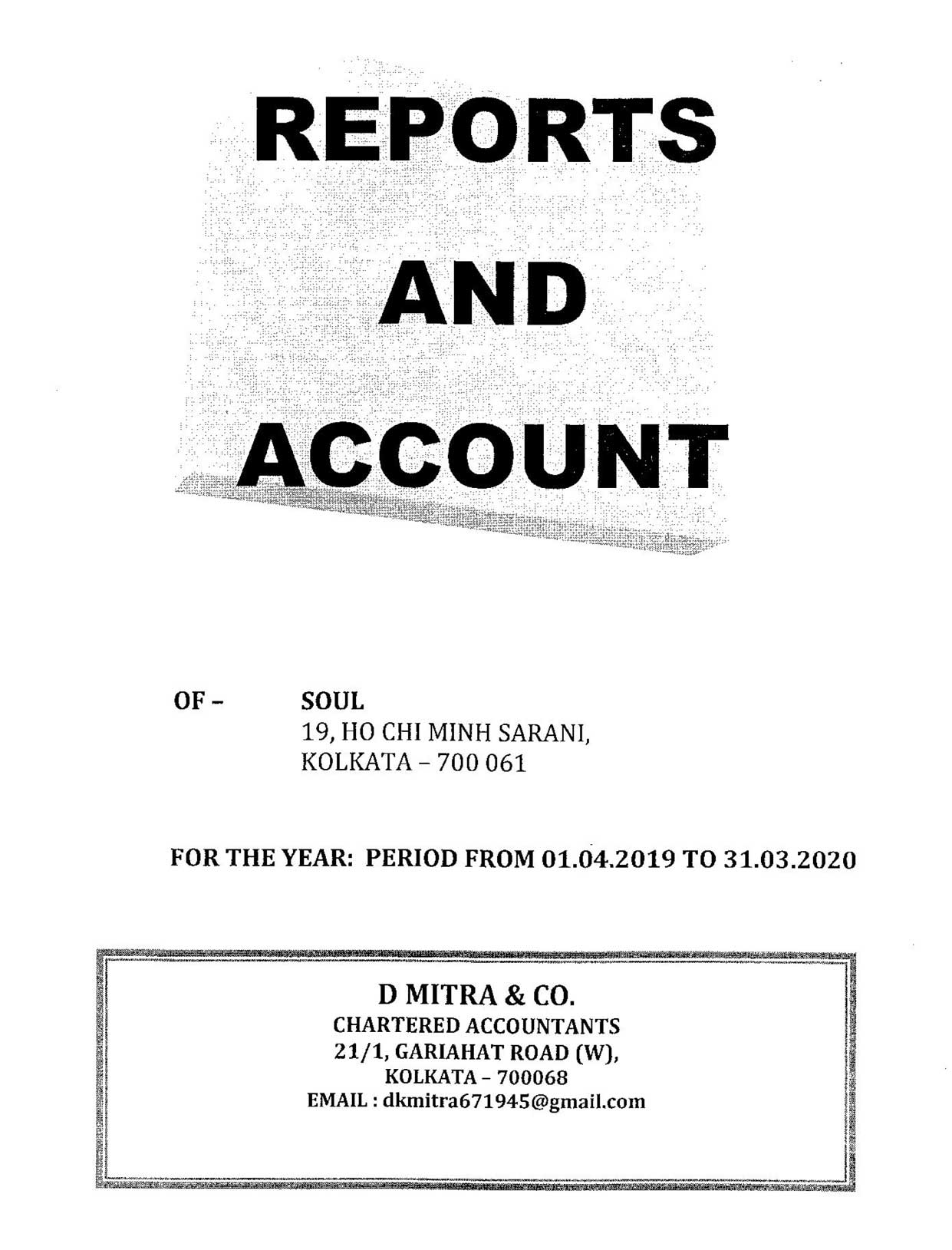 AUDIT REPORT 2019-2020